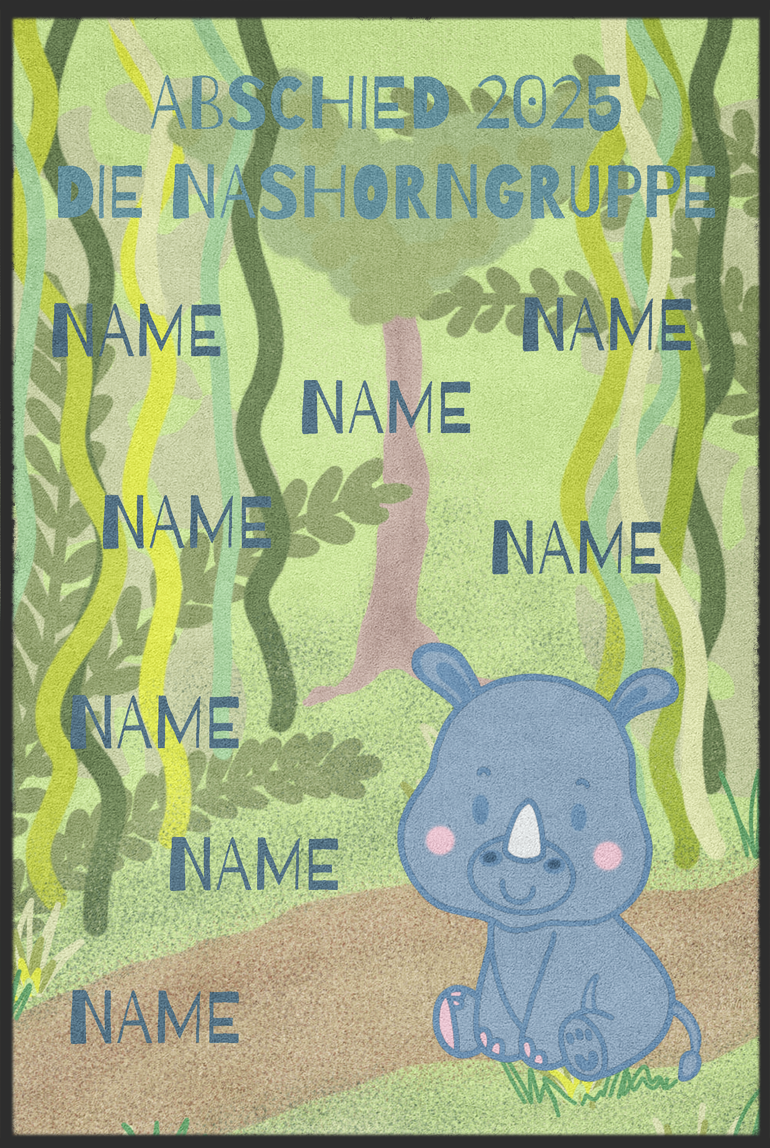 Abschiedsgeschenk Fussmatte 10233