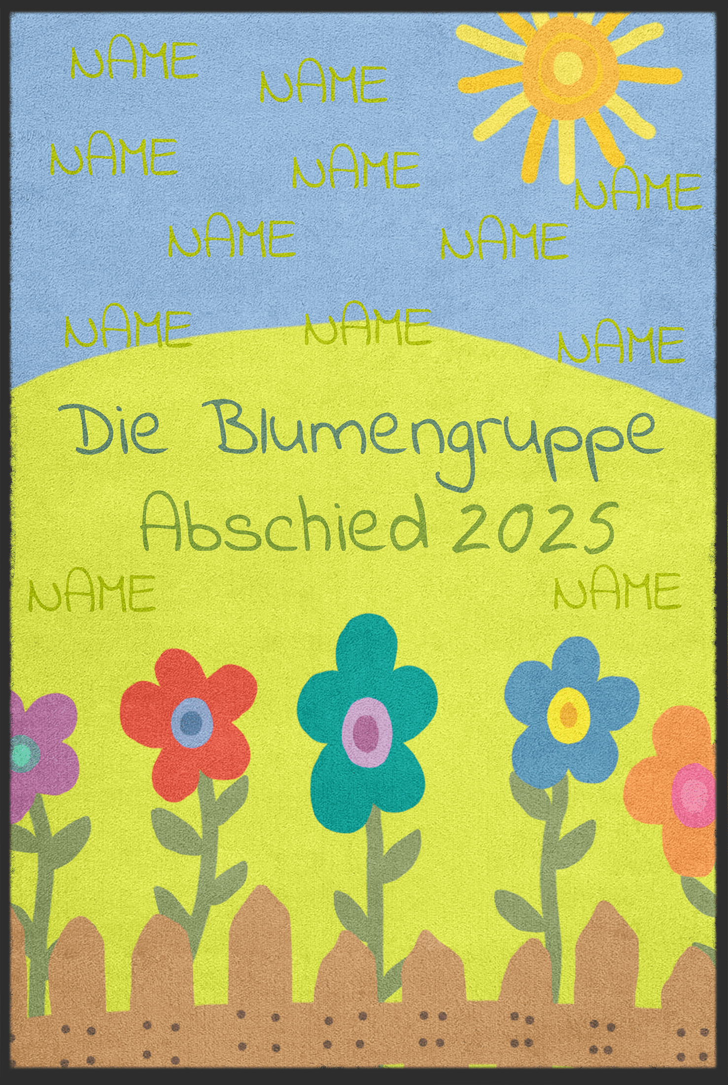 Abschiedsgeschenk Fussmatte 10277