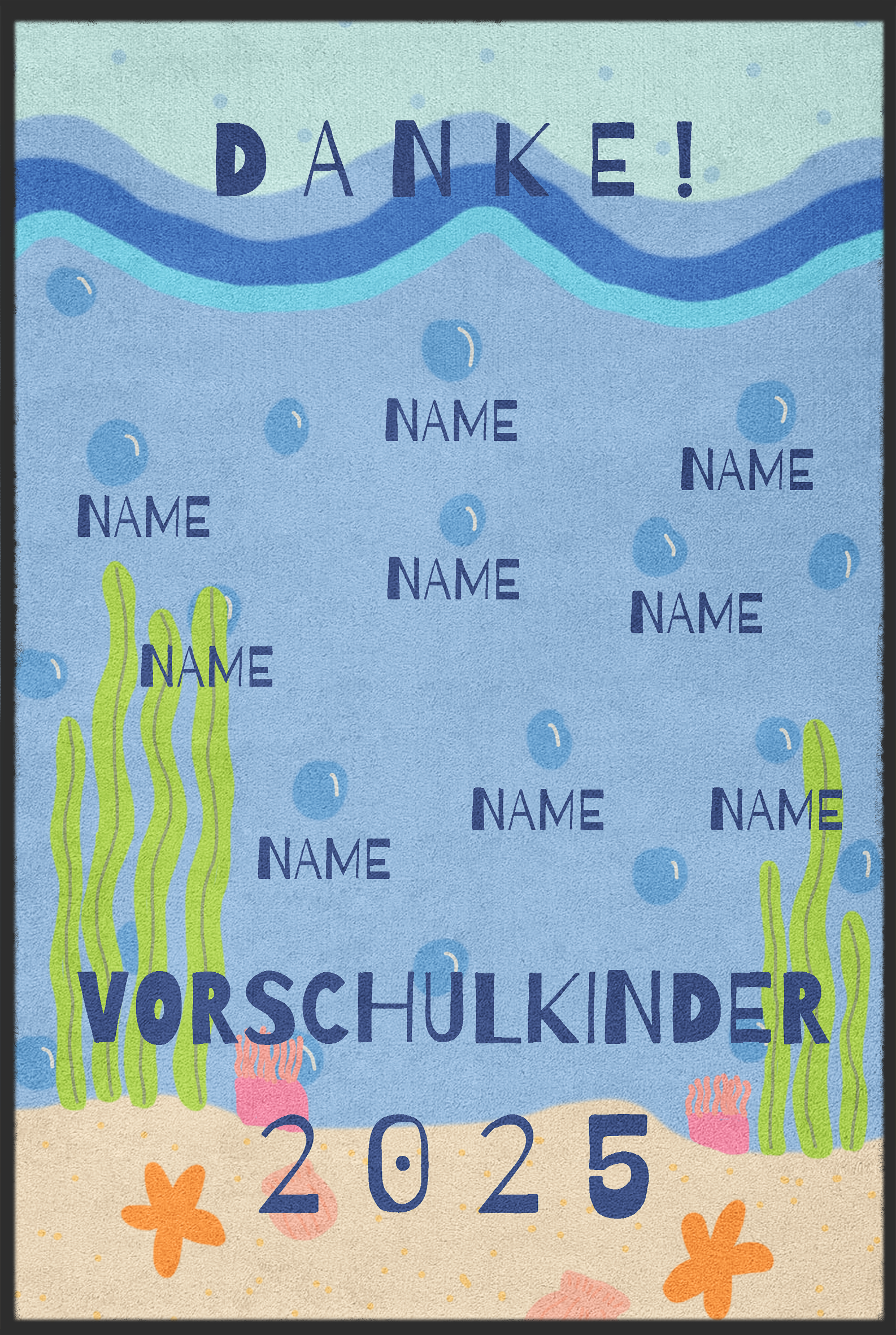 Abschiedsgeschenk Fussmatte 10280