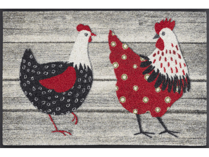 Chicken Farm wash + dry Fußmatte