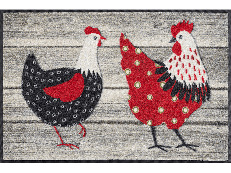 Chicken Farm wash + dry Fußmatte