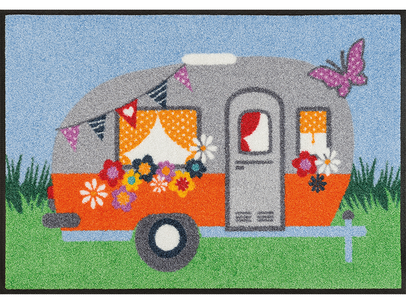 Happy Camping wash + dry Fußmatte