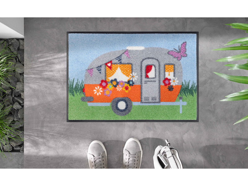 Happy Camping wash + dry Fußmatte