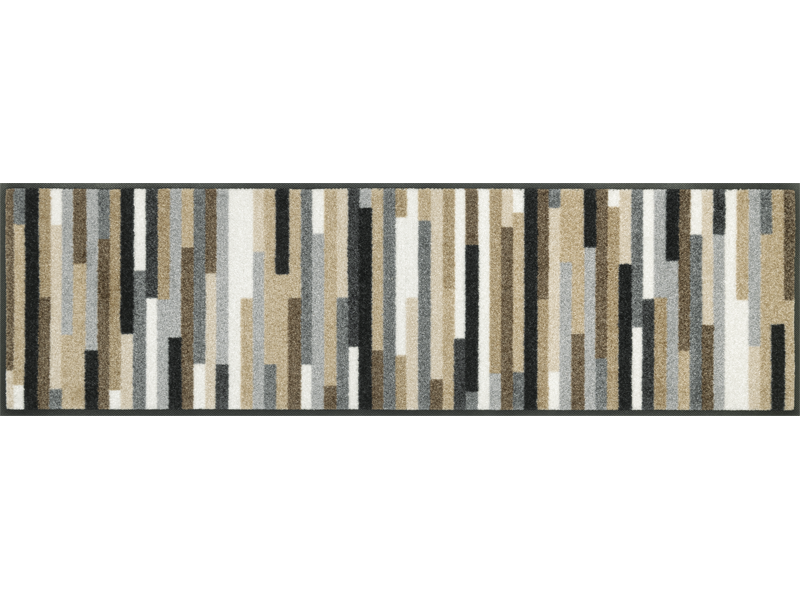 Mikado Stripes nature wash + dry Matte