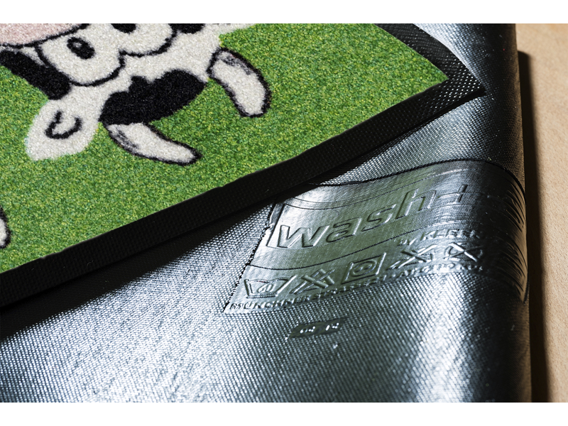 Round Cow Trio wash + dry Fußmatte