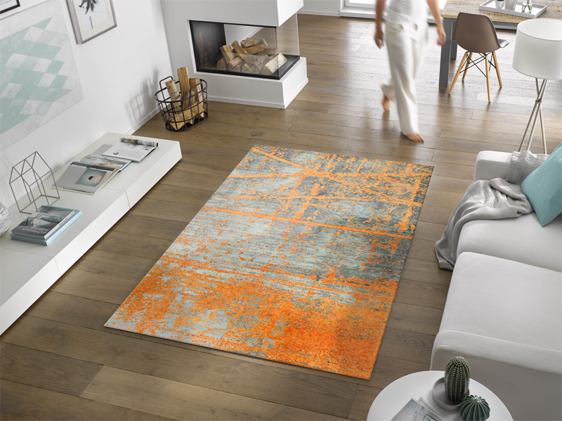 Rustic wash + dry Teppich