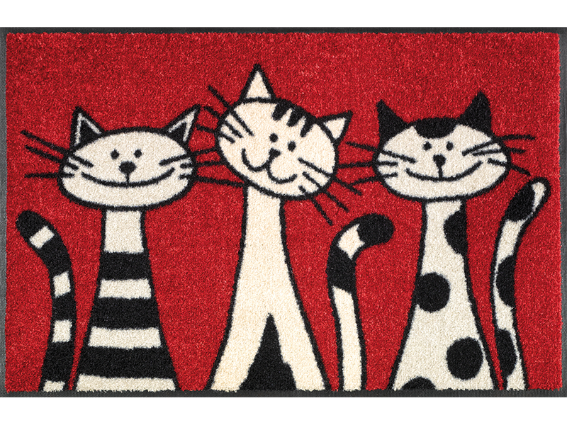 Three Cats wash + dry Fußmatte