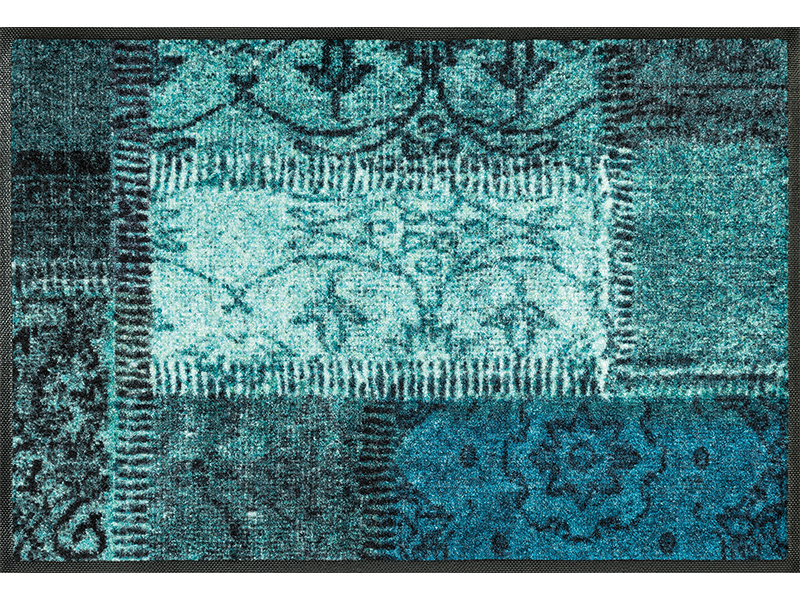 Vintage Patches türkis wash + dry Matte