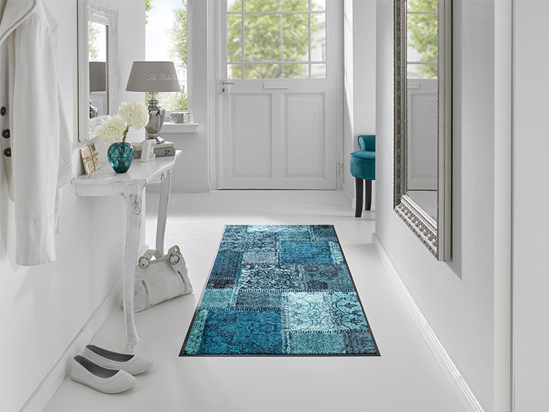 Vintage Patches türkis wash + dry Matte