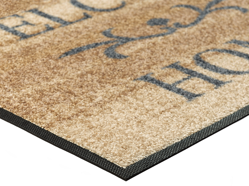 Welcome Home beige wash + dry Fußmatte