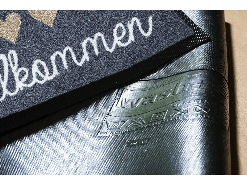 Willkommen Herzen wash + dry Fußmatte