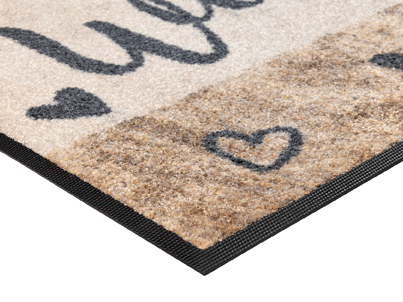 Wooden Welcome wash + dry Fußmatte
