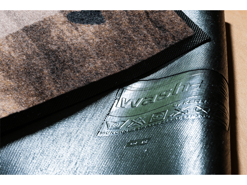 Wooden Welcome wash + dry Fußmatte
