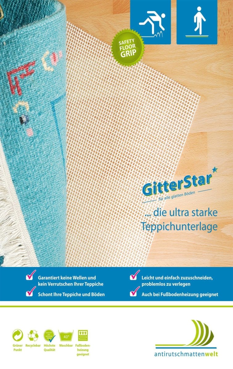 Teppichunterlage für glatte Böden auf Maß