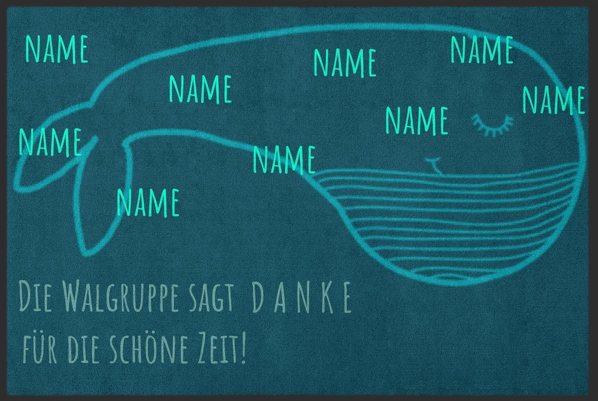 Abschiedsgeschenk Fussmatte 10217