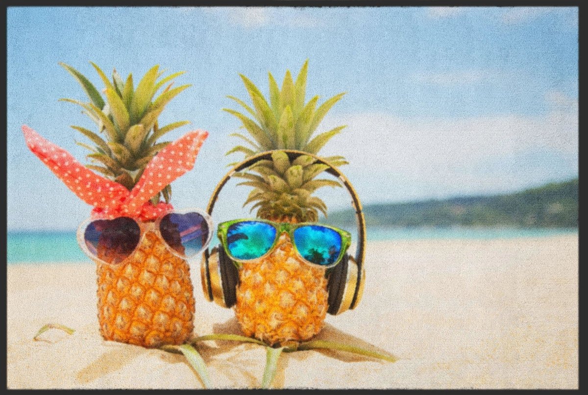 Fussmatte Ananas 6354