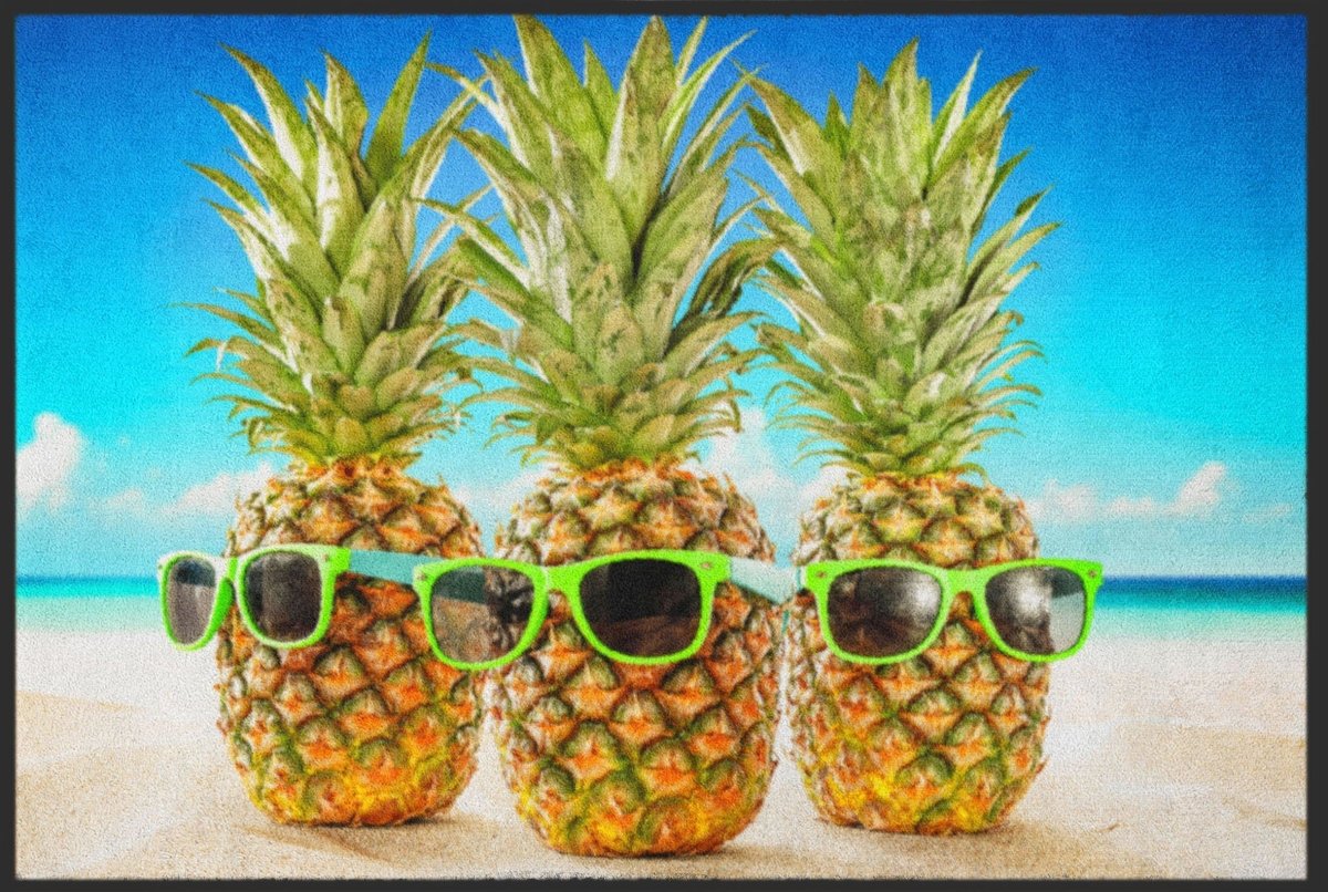 Fussmatte Ananas 6357