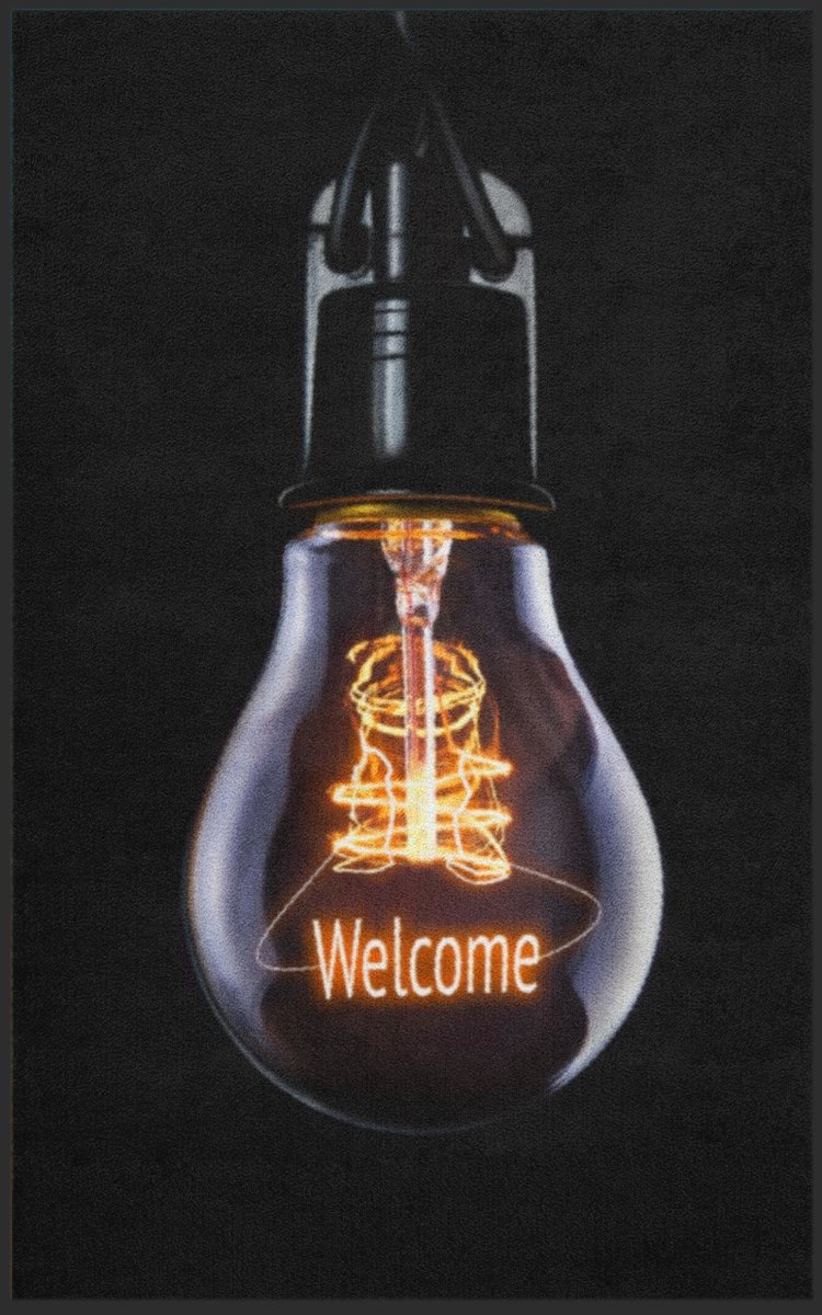 Fussmatte Glühbirne 7040