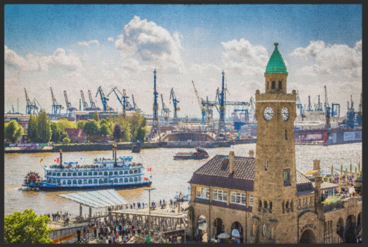 Fussmatte Hamburg 4483