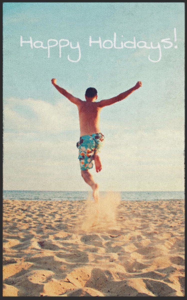 Fussmatte Happy Holidays 7075