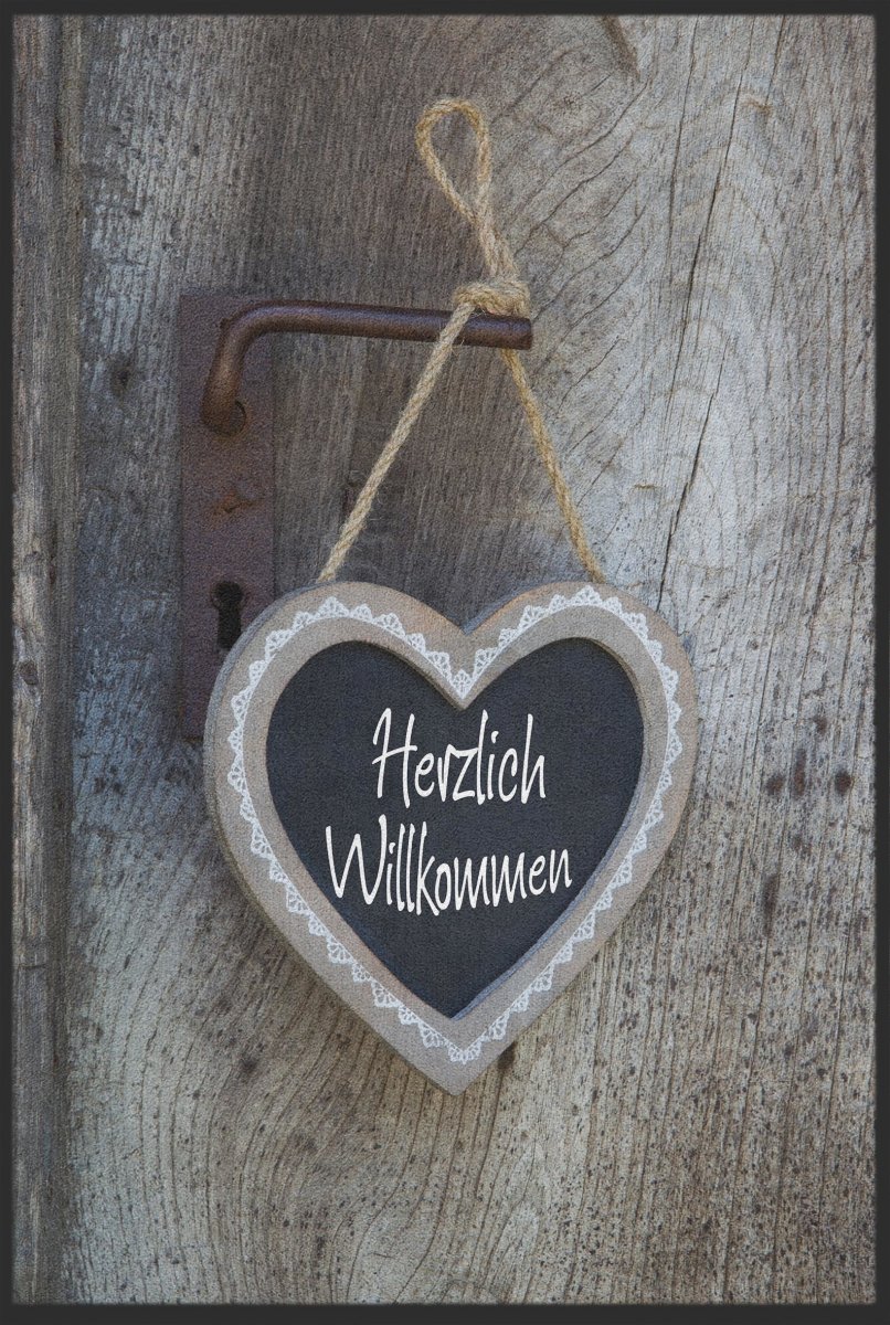 Fussmatte Herzlich Willkommen 10024
