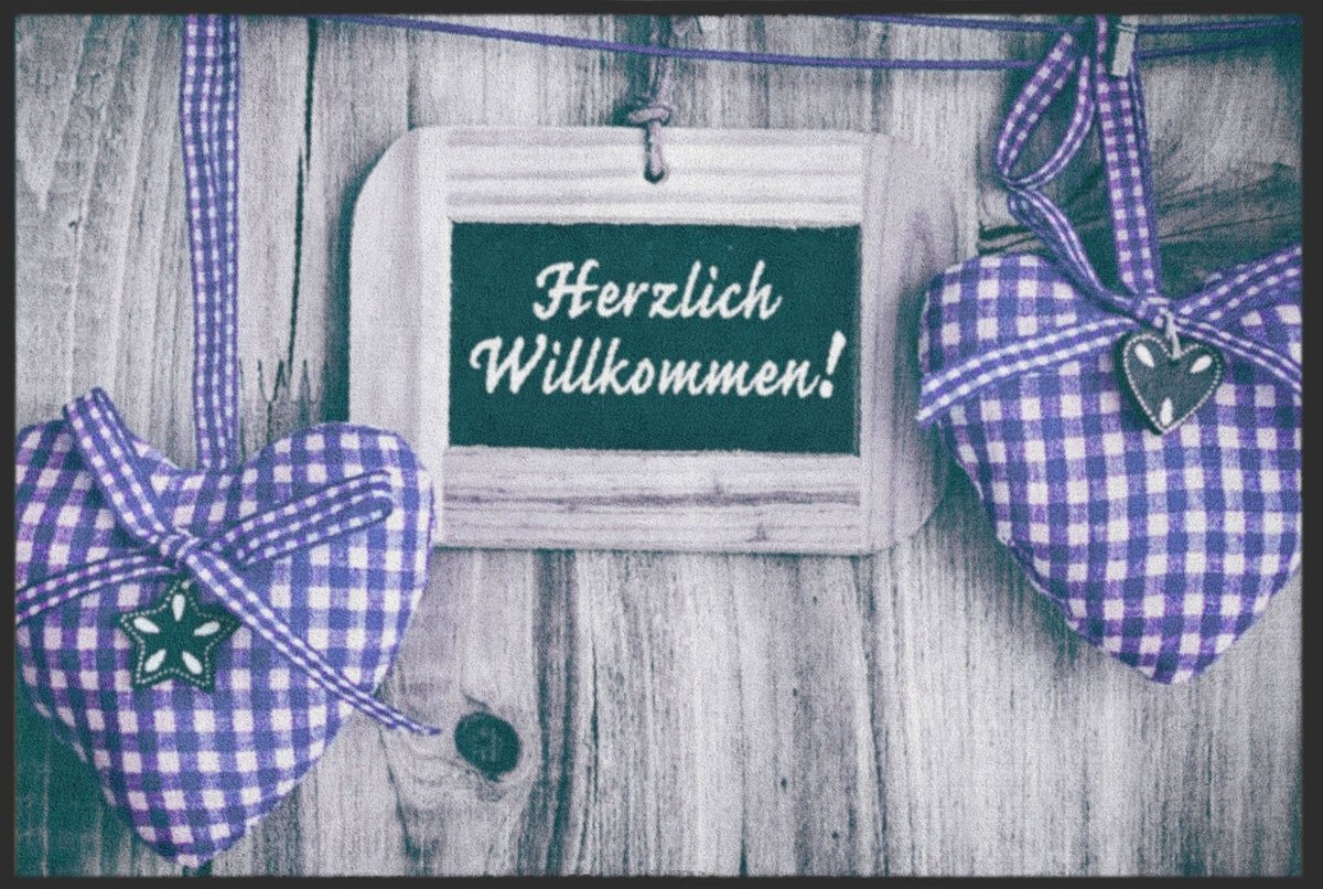 Fussmatte Herzlich Willkommen 6238