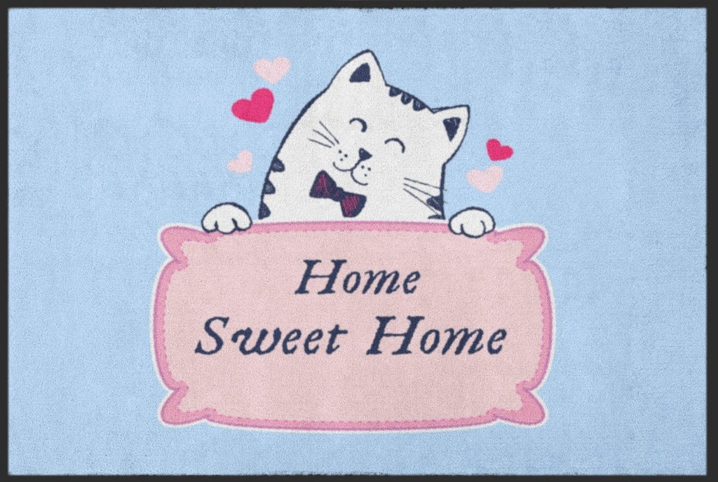 Fussmatte Home Sweet Home Katze 4063 - Fussmattenwelt