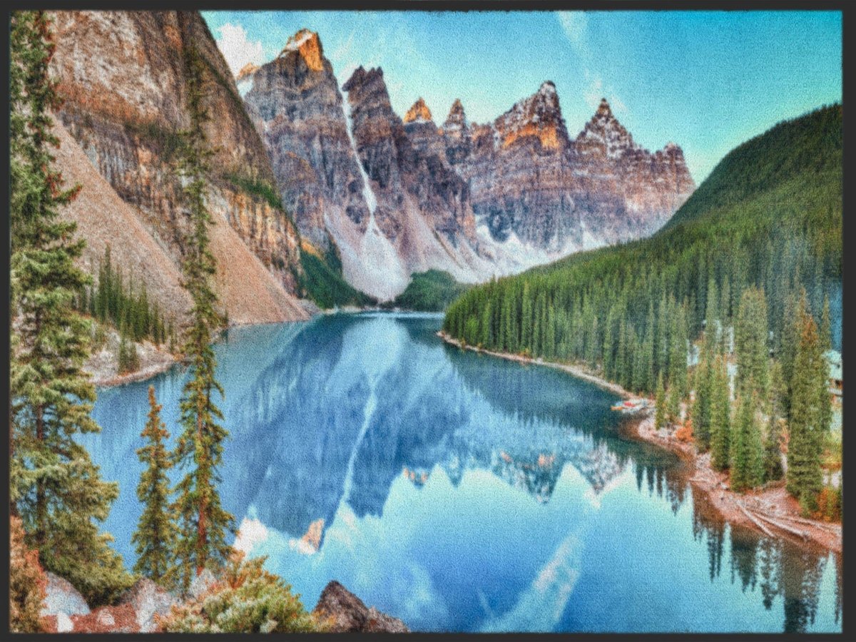 Fussmatte Lake Louise 4939