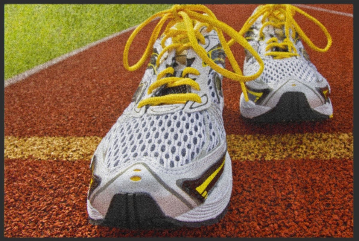 Fussmatte Laufschuhe 4826