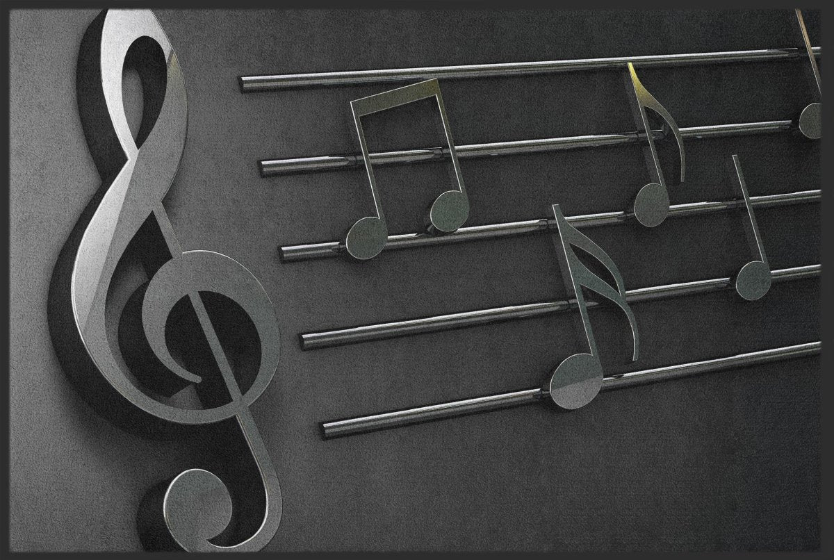 Fussmatte Noten 10156