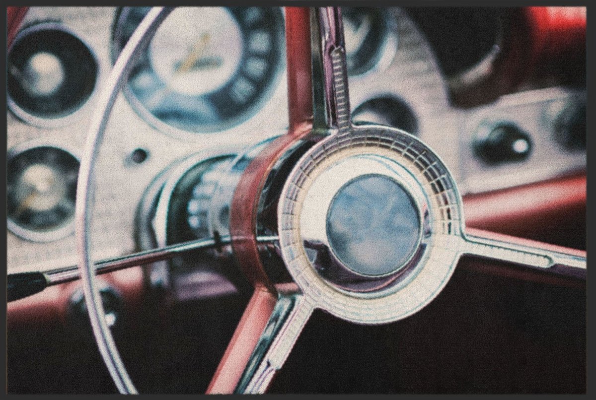 Fussmatte Oldtimer 6376
