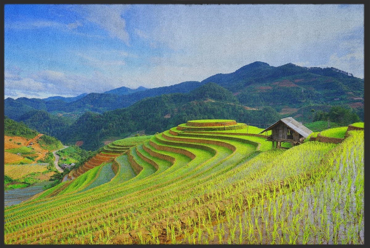 Fussmatte Reisterasse 10411