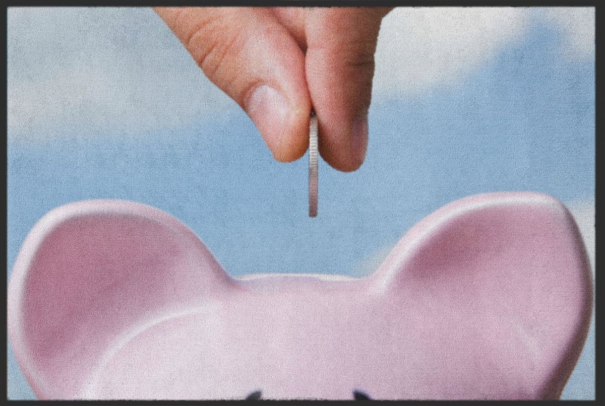 Fussmatte Sparschwein 6192