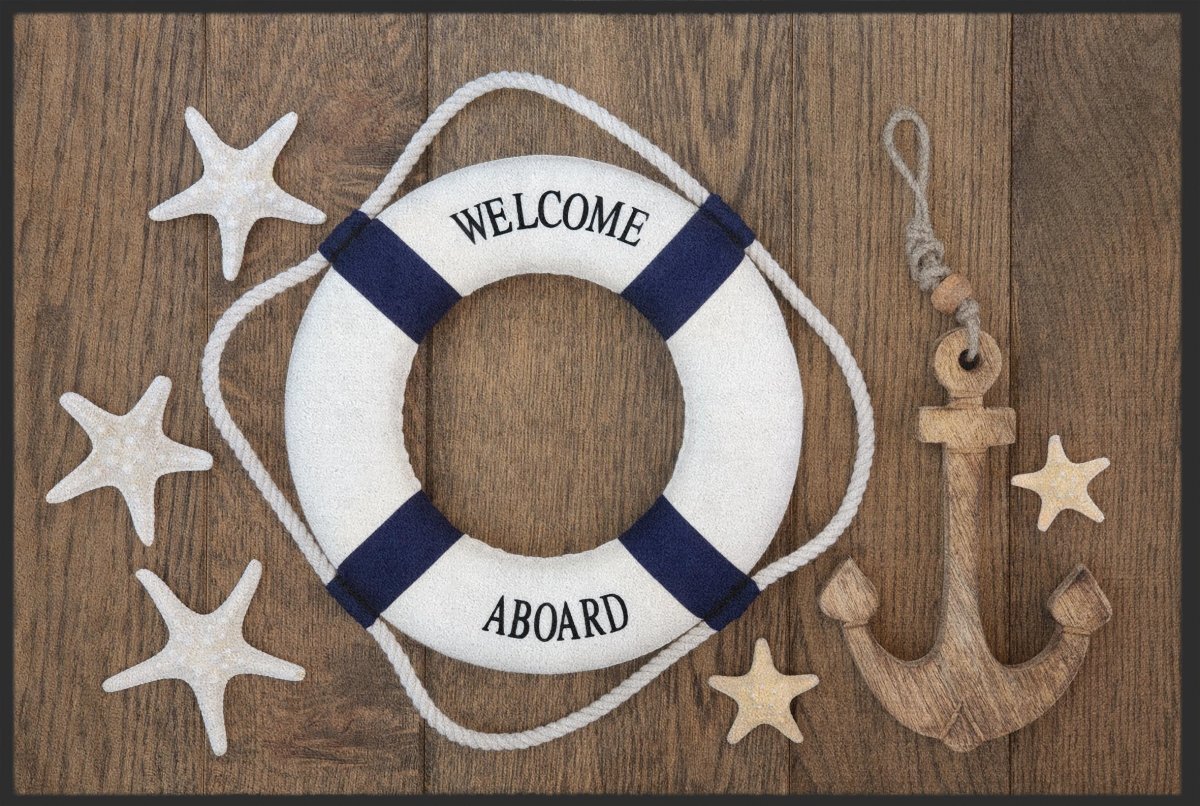 Fussmatte Welcome Aboard 10039
