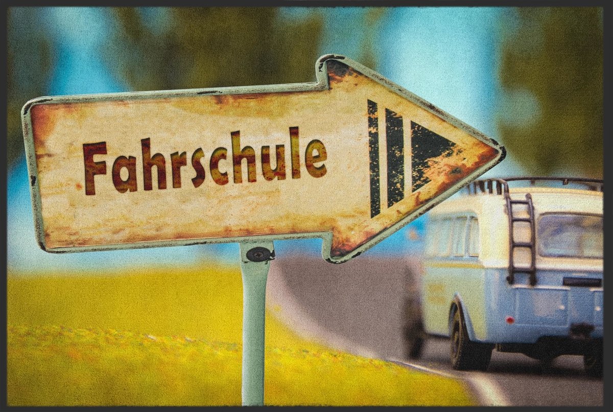 Fussmatte Welcome Fahrschule 5097