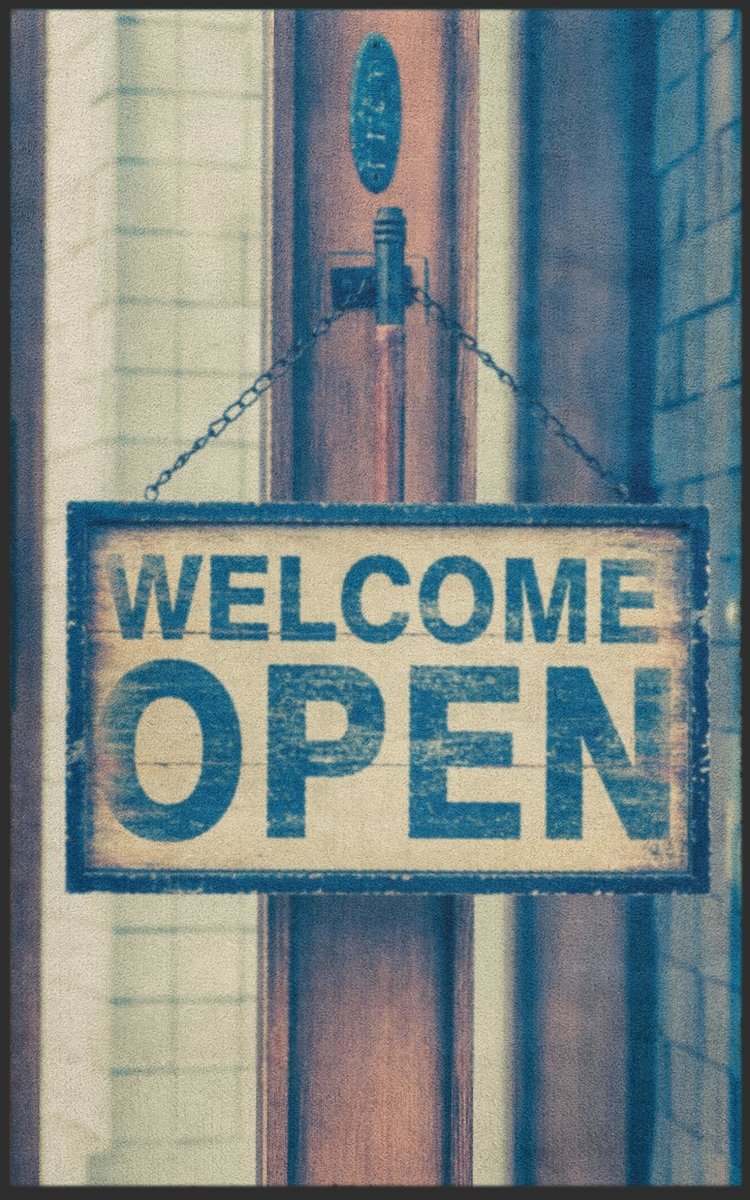 Fussmatte Welcome Open 7042