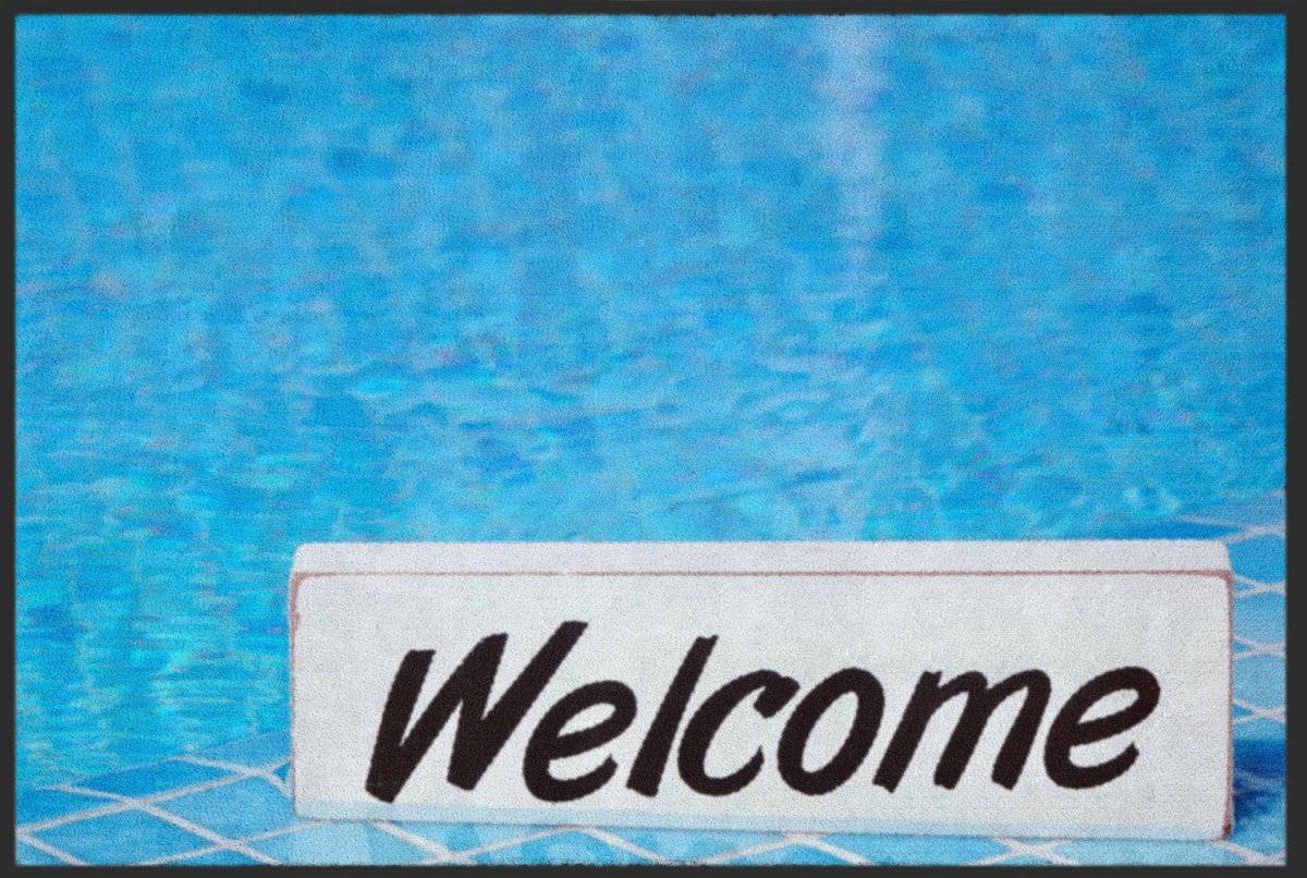 Fussmatte Welcome Swimmingpool 4791