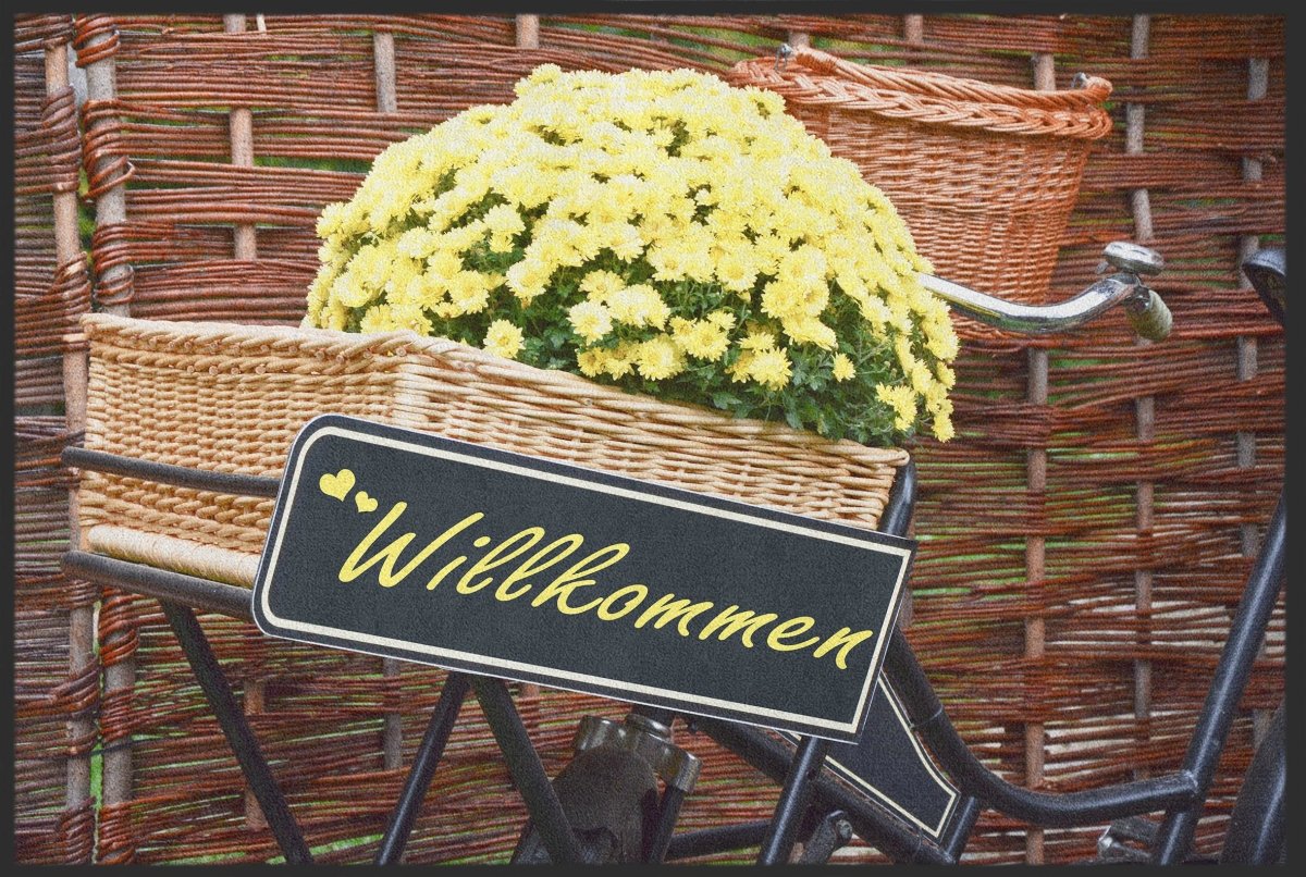 Fussmatte Willkommen 10034