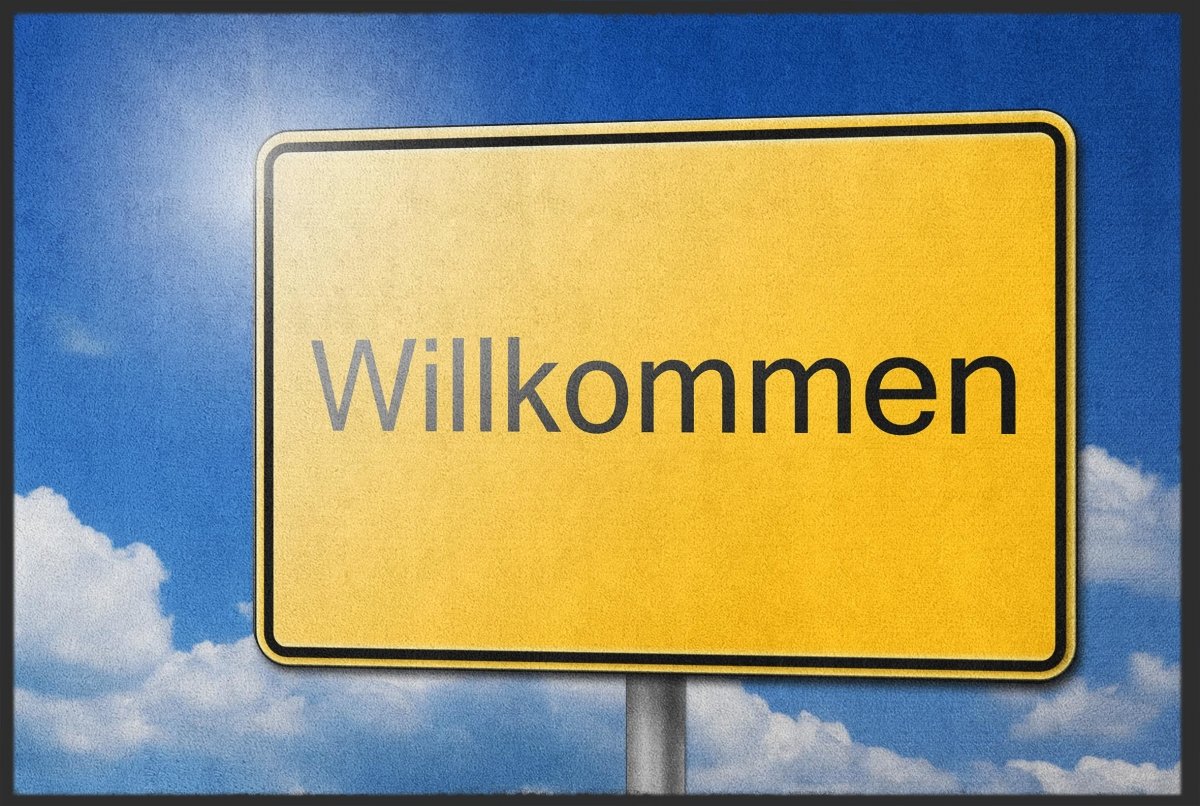 Fussmatte Willkommen 10049
