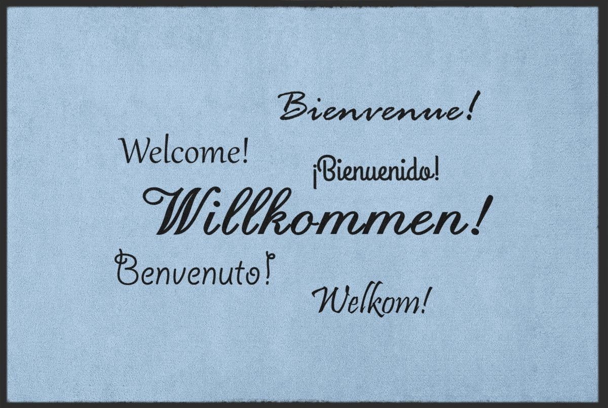 Fussmatte Willkommen 10502
