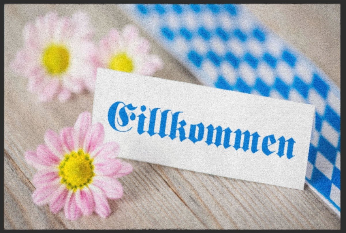 Fussmatte Willkommen Bayrisch 4544