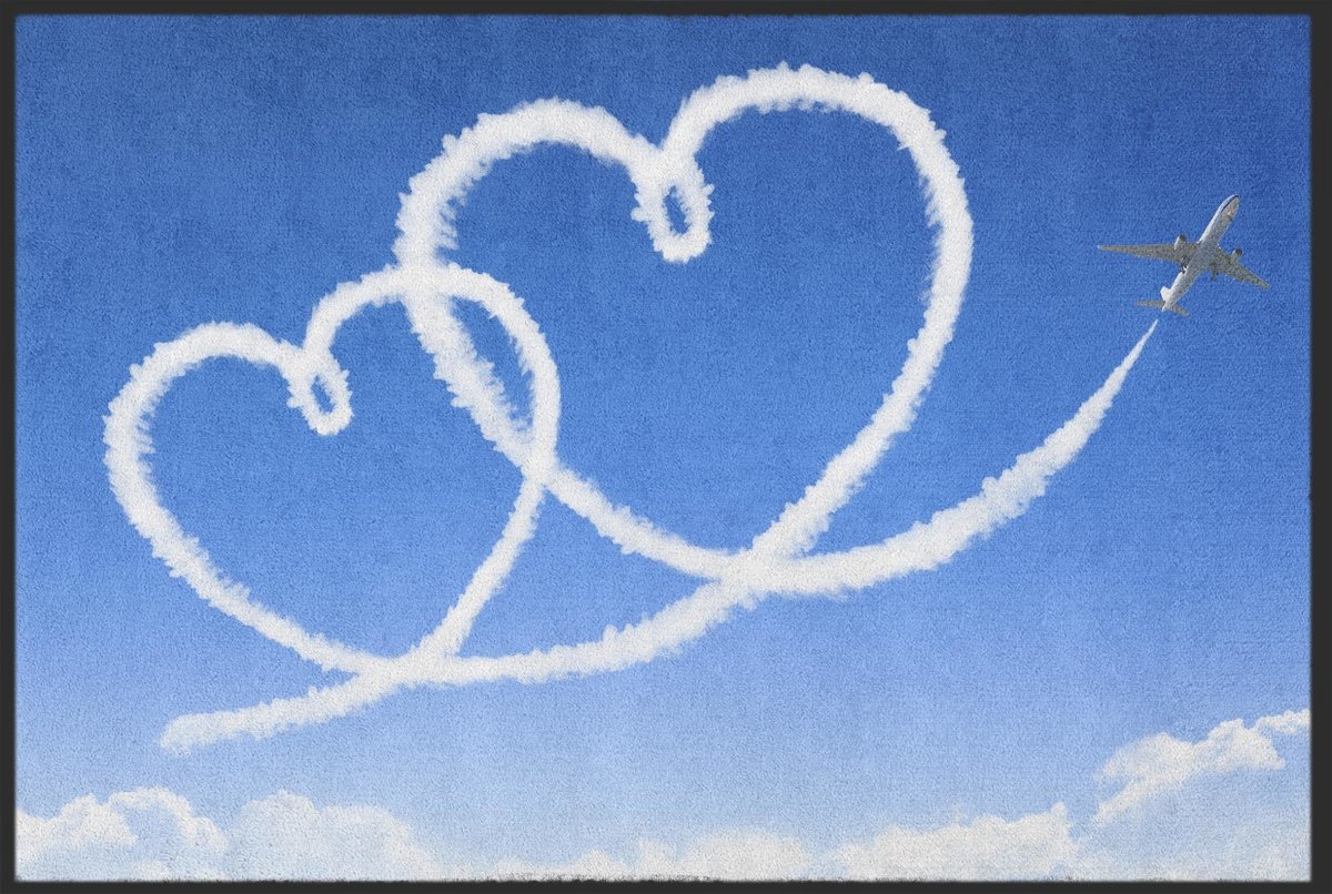 Fussmatte Wolken 10158