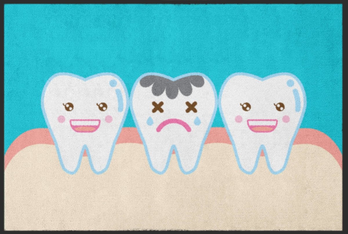 Fussmatte Zahnarzt 6126