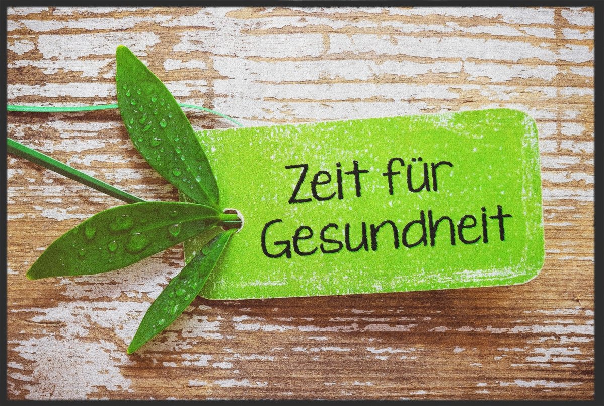 Fussmatte Zeit für Gesundheit 10141