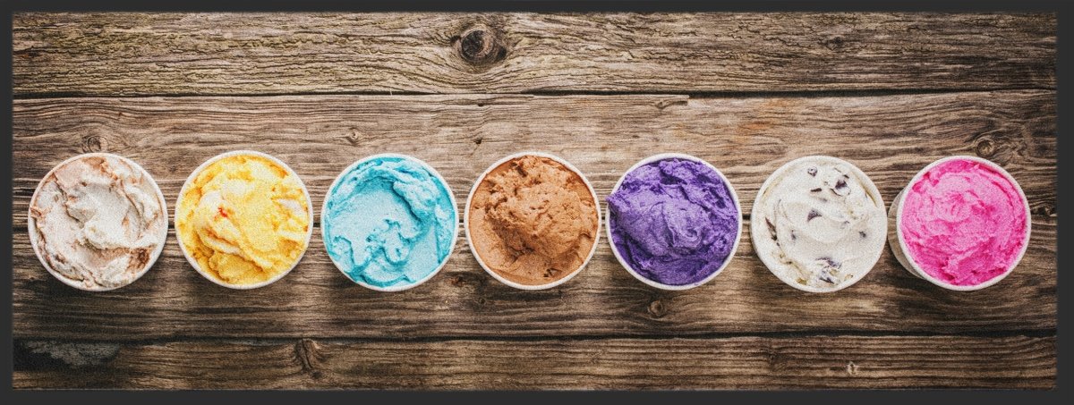 Küchenteppich Eis 10434