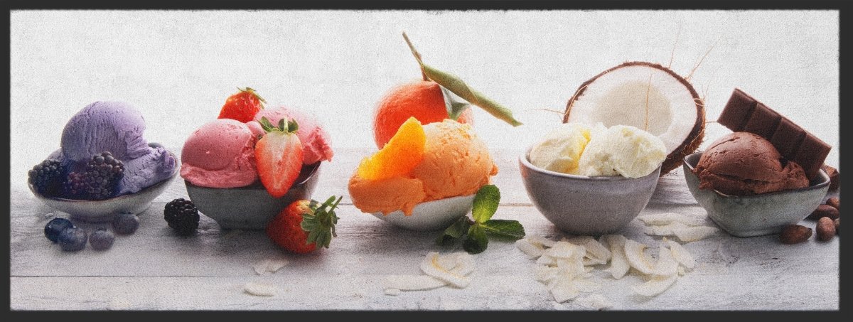 Küchenteppich Eis 10465