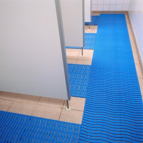 SCHWIMMBAD UND SAUNAMATTE535 SOFT-STEP BLAU
