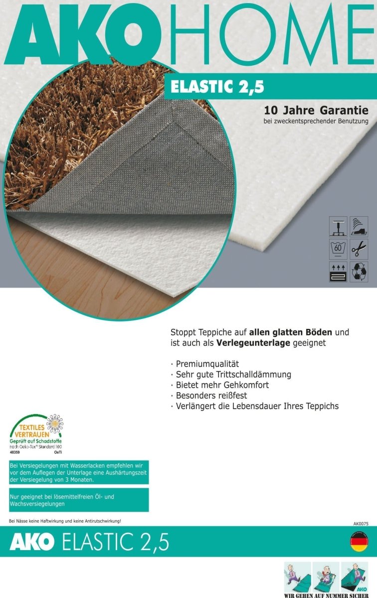 Teppichunterlage Elastic für glatte Böden 110 cm
