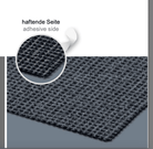 AKO Flock Teppichunterlage für Fussmatten und Schmutzfangmatten 120 cm