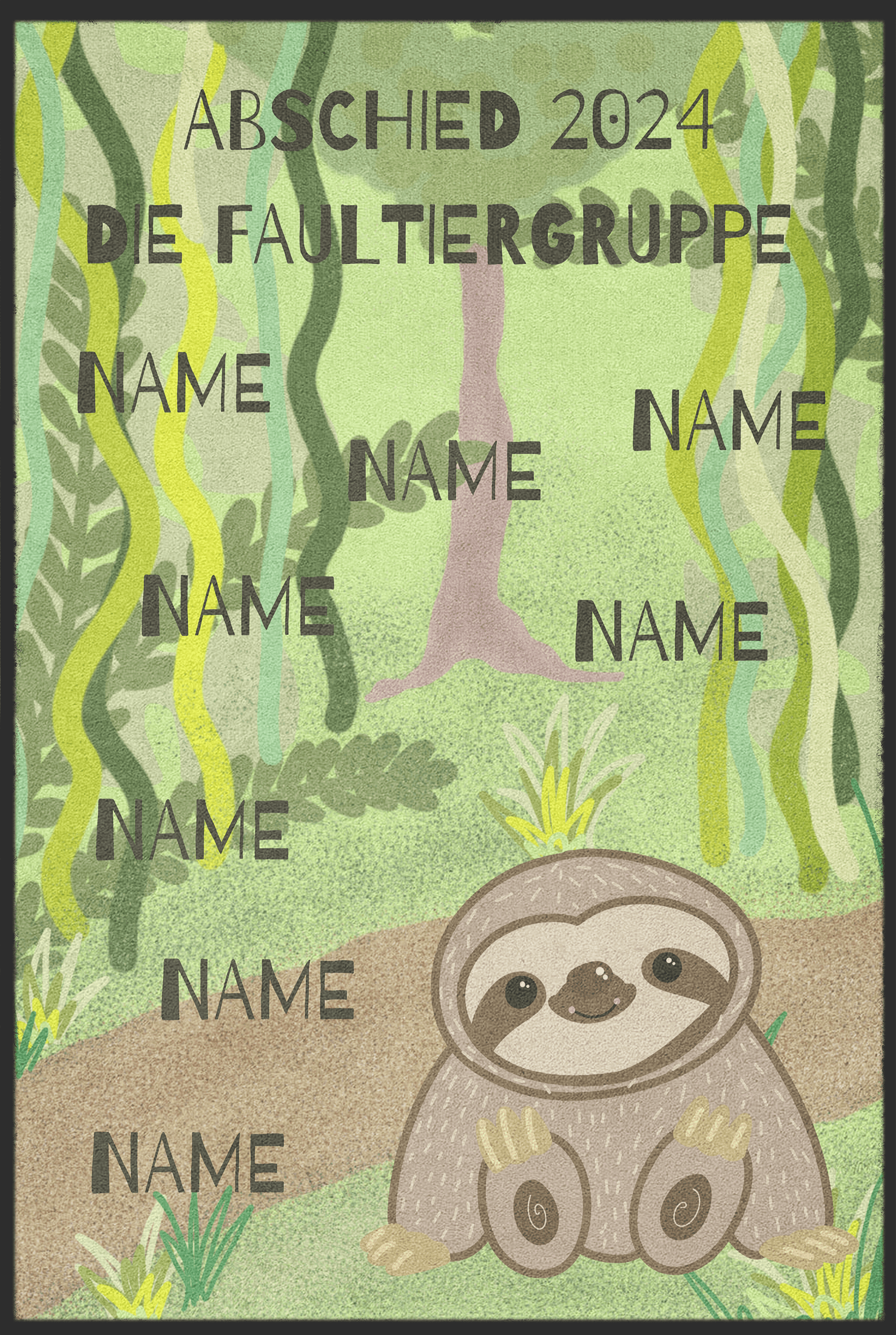 Abschiedsgeschenk Fussmatte K1038